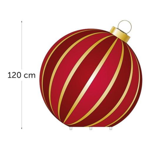 Boule de Noël "Bâton-Rouge"