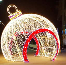Boule de Noël géante à LED 3m